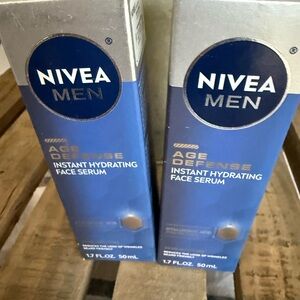 (2) Nivea MEN Age Defense Instant Hydrating Face Serum -